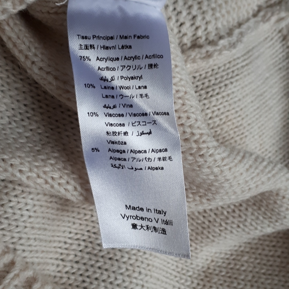 NWT Sinequanone Sweater with Fringe Detail - Picture 5 of 5